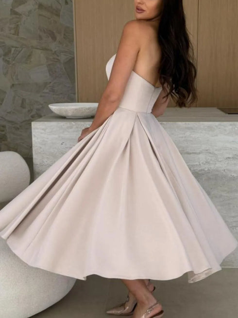 solid-color-tube-midi-dress OhSoStyled - Sophia's Style in Hot Pink-13